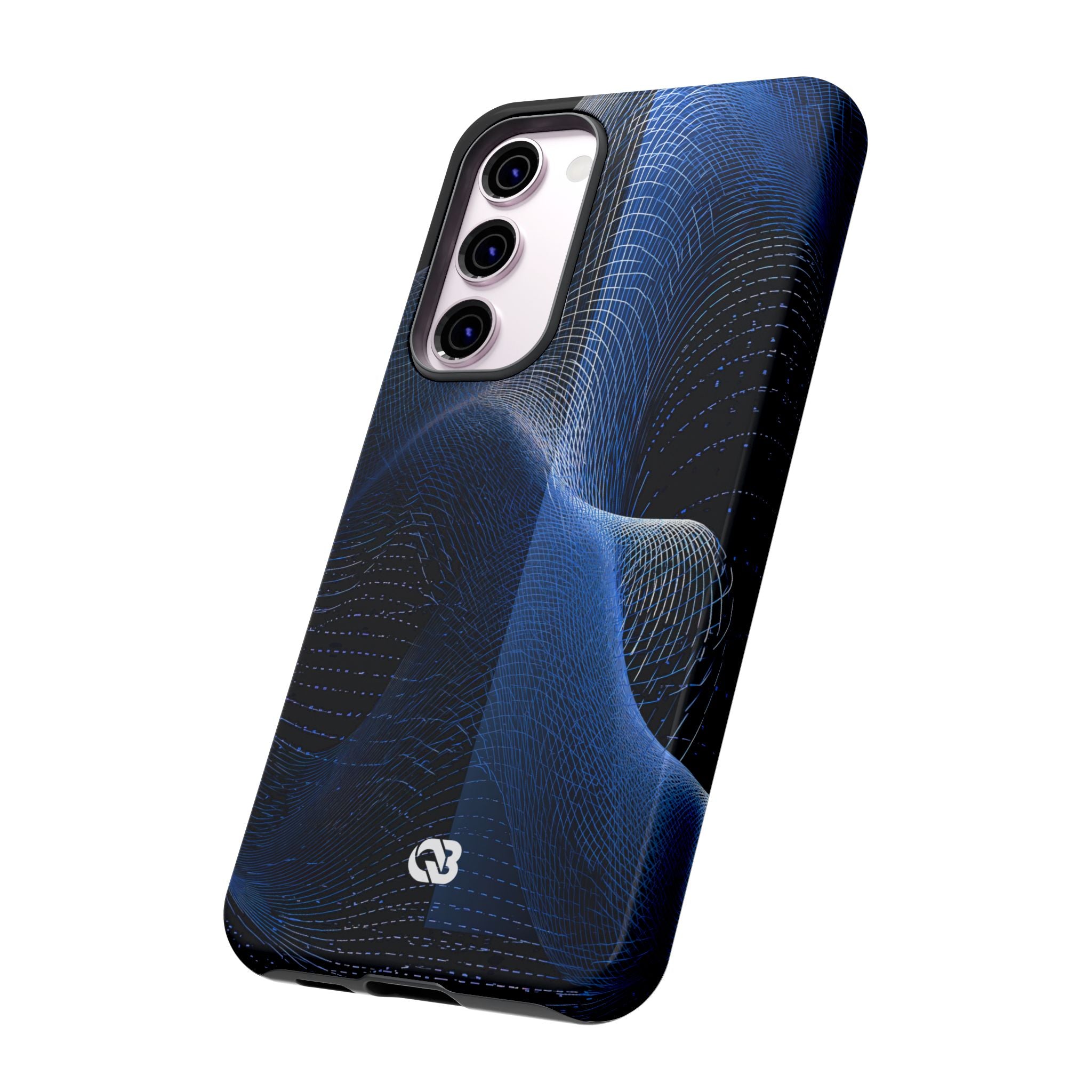Blue Tough Phone Case for Samsung - Electric Blue Flux