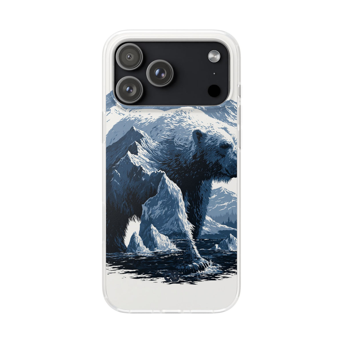 Fjord Summit Bear · Lite Phone Case for iPhone ·  Blue