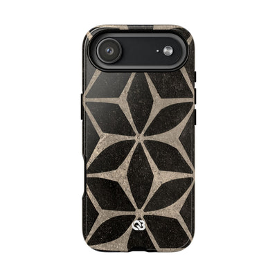 Concrete Mosaic Star · Tough Phone Case for iPhone · Black