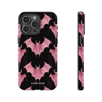 Pink Batwave iPhone 15 Pro Max Case - Tough