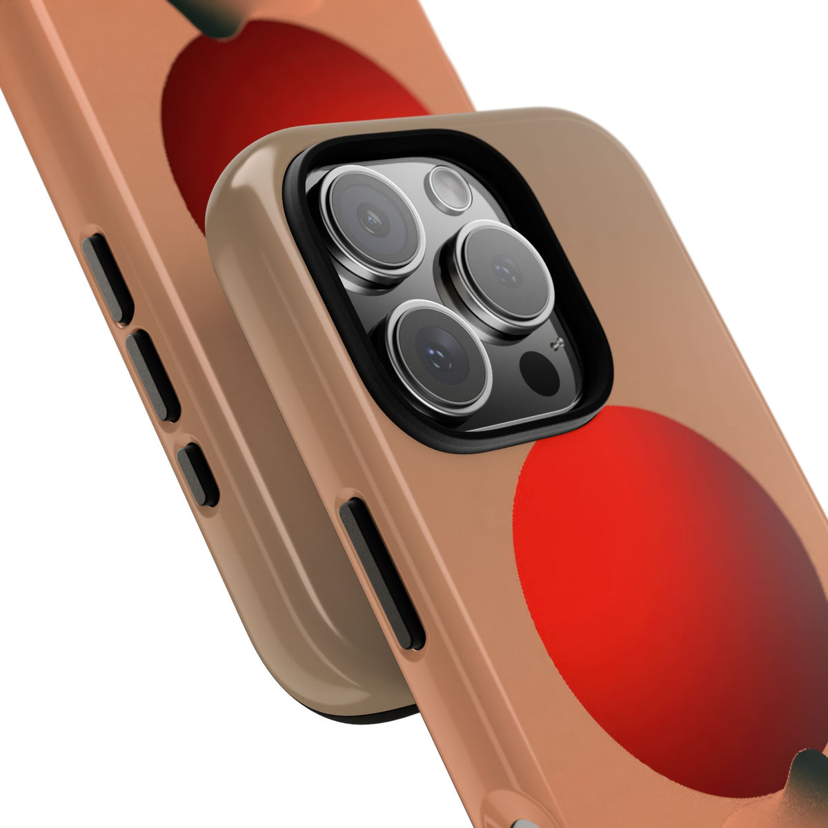 Crimson Sol Ridge · Tough Phone Case for iPhone · Red