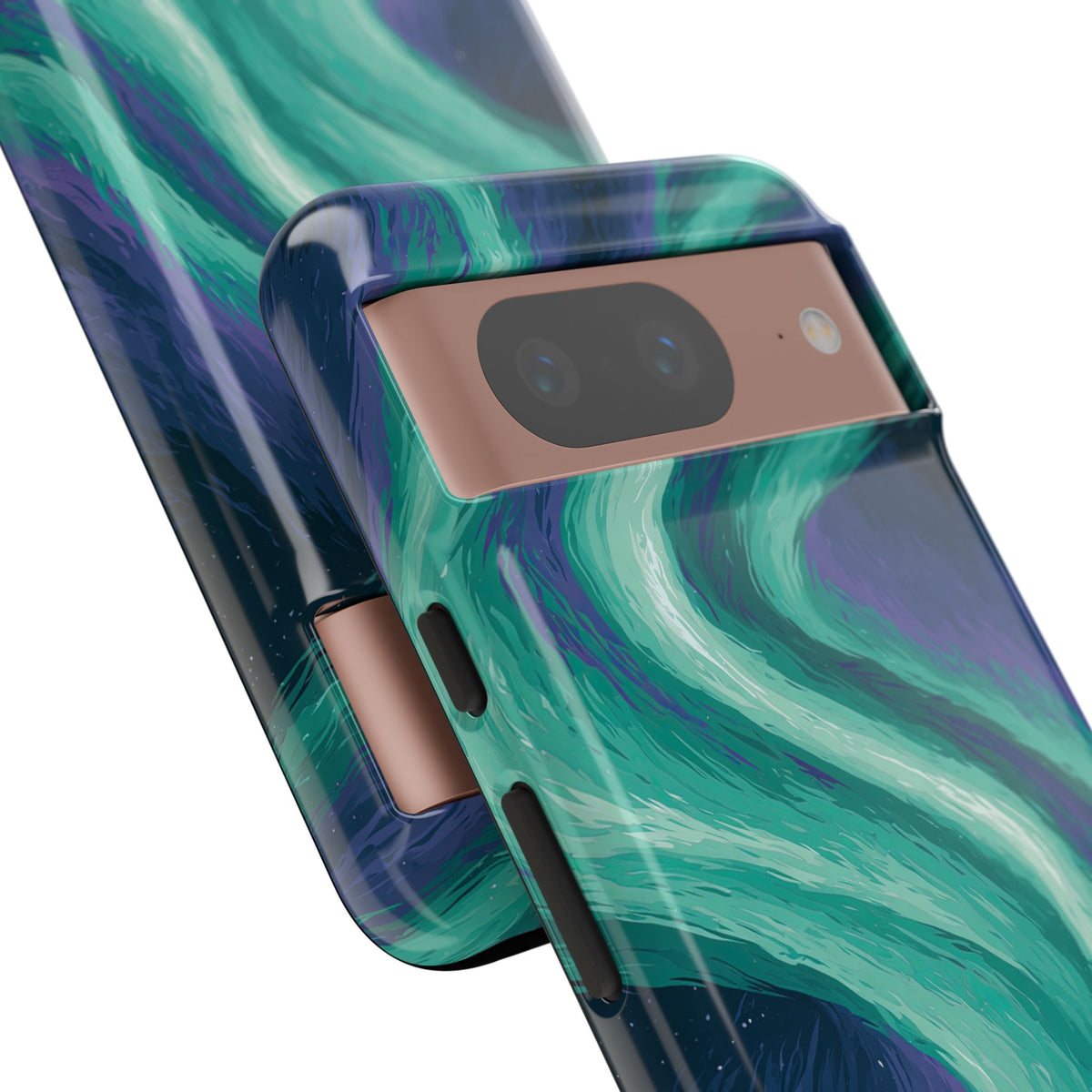 Arctic Aurora Bear · Tough Phone Case for Pixel ·  Teal