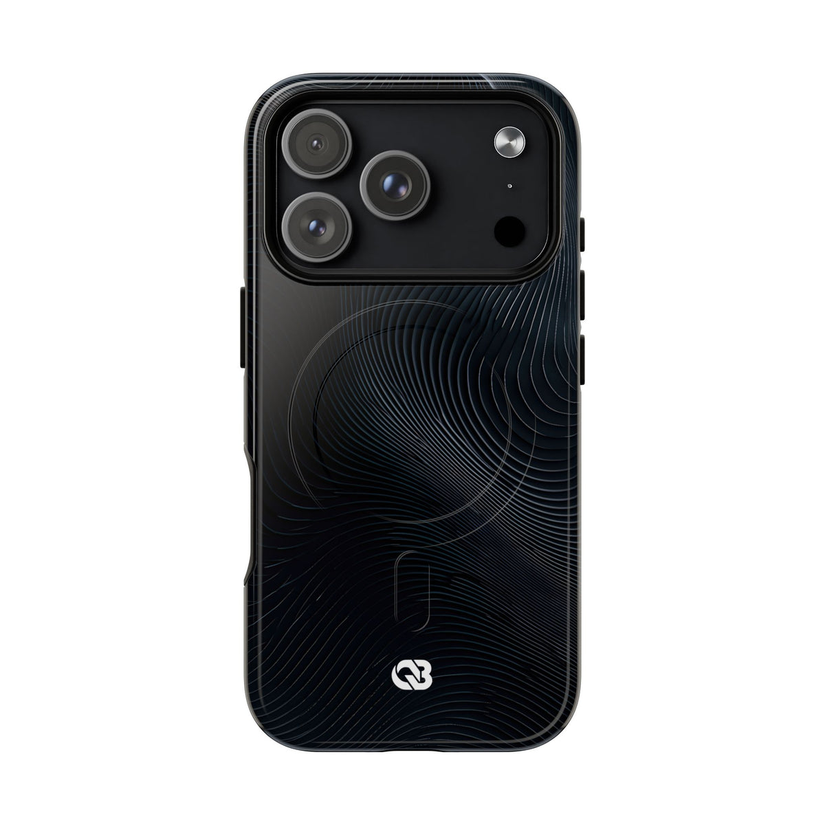 Black Tough 2.0 Magsafe Phone Case for iPhone - Obsidian Ridge Flux