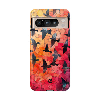 Ember Mosaic Wings · Tough Coque de téléphone pour Google Pixel