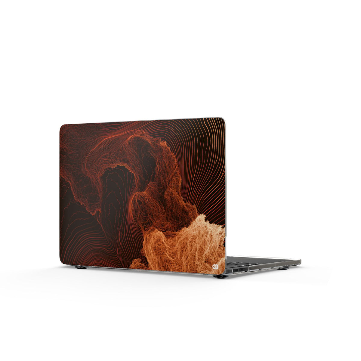 Amber Filament · Clear Hard Case for MacBook · Orange