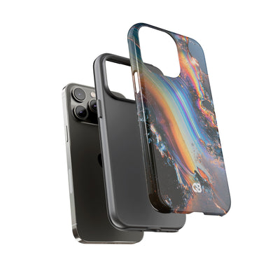 Prismatic Aura Flow · Tough Phone Case for iPhone · Blue