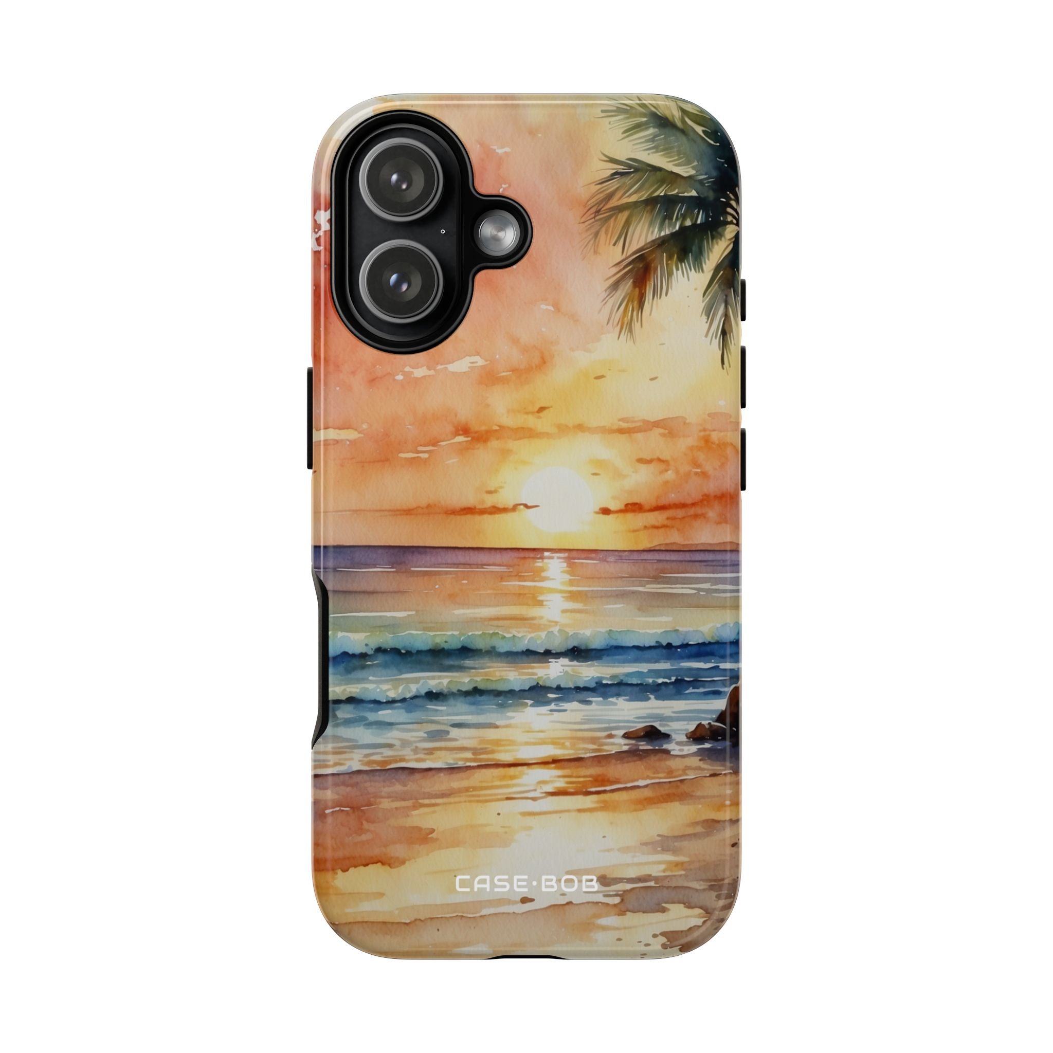 Sunset Palm iPhone 17 Case - Tough - CASE•BOB