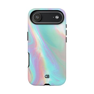 Prismatic Liquid Light · Tough Phone Case for iPhone · Teal