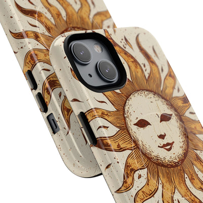 Rustic Solar Mask · Tough+ Phone Case for iPhone · Magsafe
