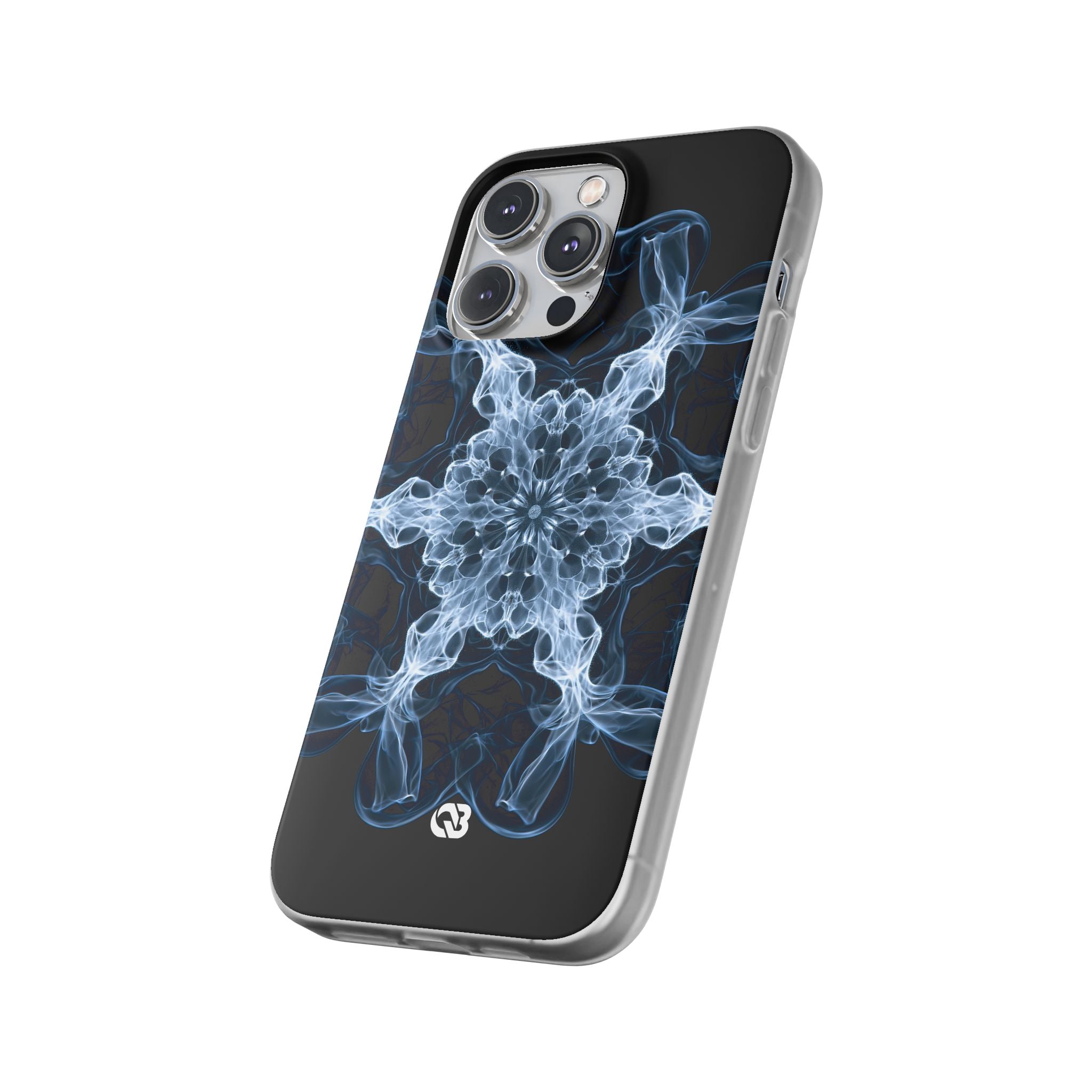 Blue Lite Phone Case for iPhone - Glacial Smoke Crown