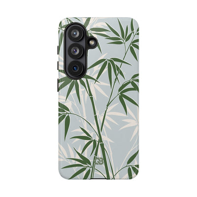 Green Tough Phone Case for Samsung - Kyoto Bamboo Canopy
