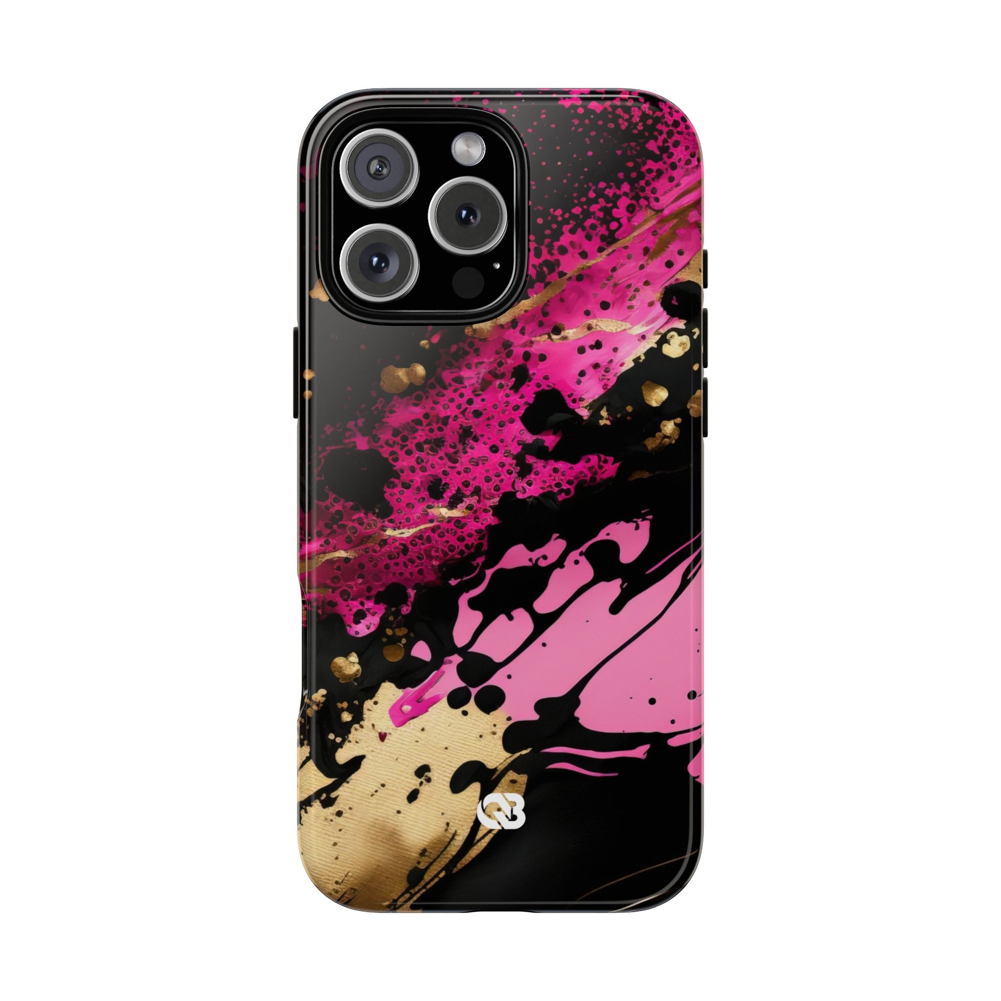 Magenta Liquid Gold · Tough Fundas para teléfono para iPhone