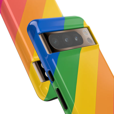 Vibrant Spectrum Slope · Tough Phone Case for Google Pixel
