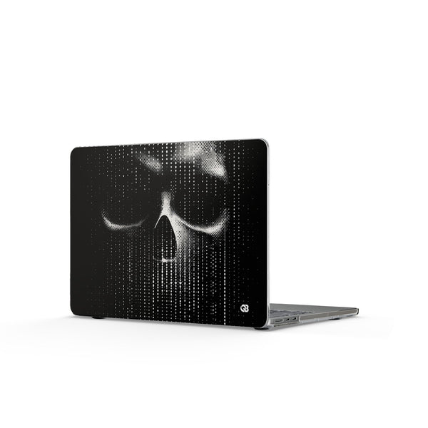 Raster Phantom · Clear Hard Case for MacBook · Black