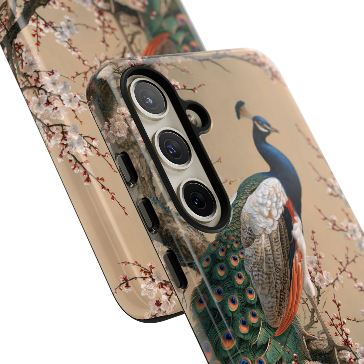 Imperial Peacock Blossom · Tough Phone Case for Samsung · Beige