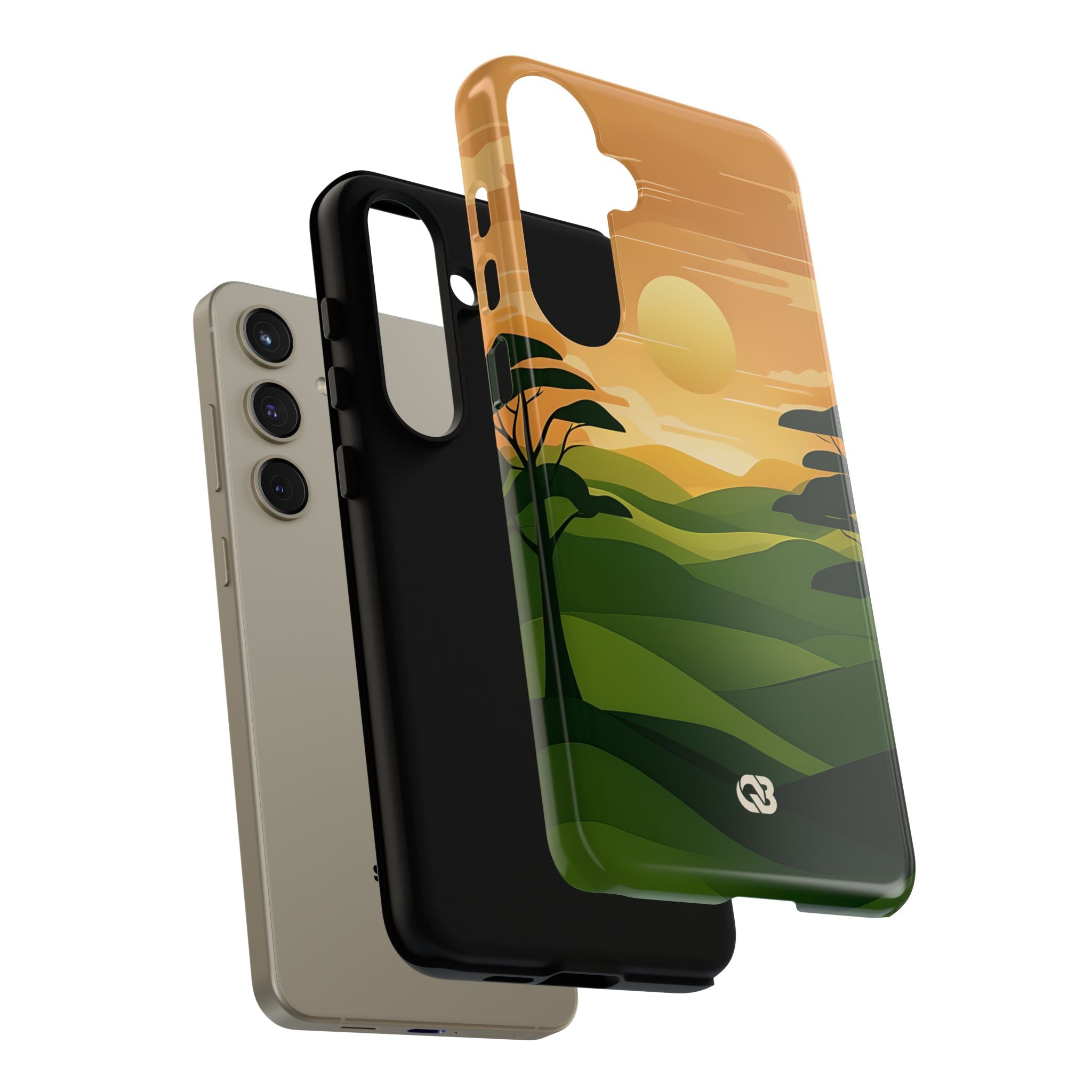 Verdant Horizon Sun · Tough Coque de téléphone pour Samsung
