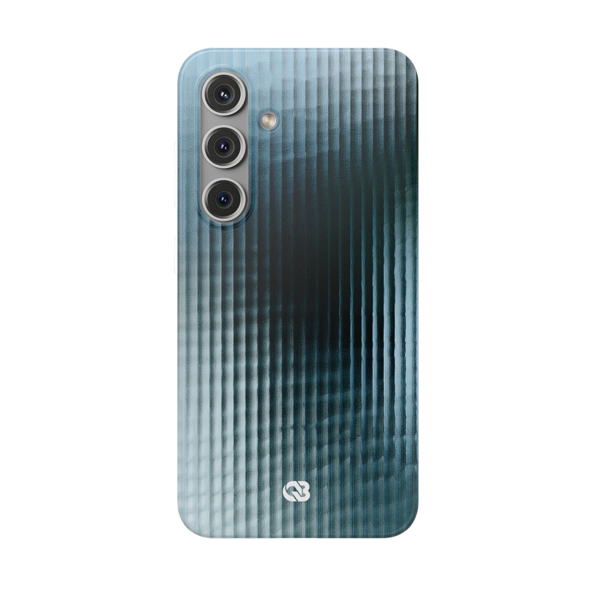 Blue Lite Phone Case for Samsung - Glacial Reeded Glass