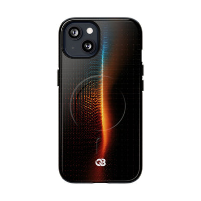 Luminous Refraction Grid · Tough 2.0 Magnetic Phone Case for iPhone · Black