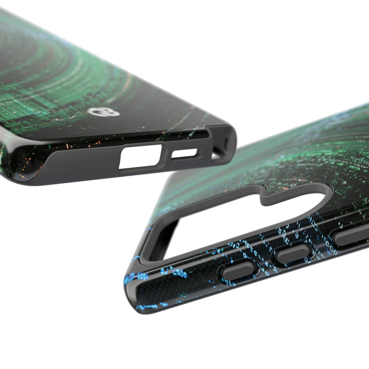 Orbital Data Stream · Tough Phone Case for Samsung · Green