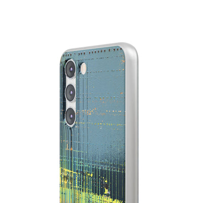 Acid Raster Circuit · Lite Phone Case for Samsung · Teal