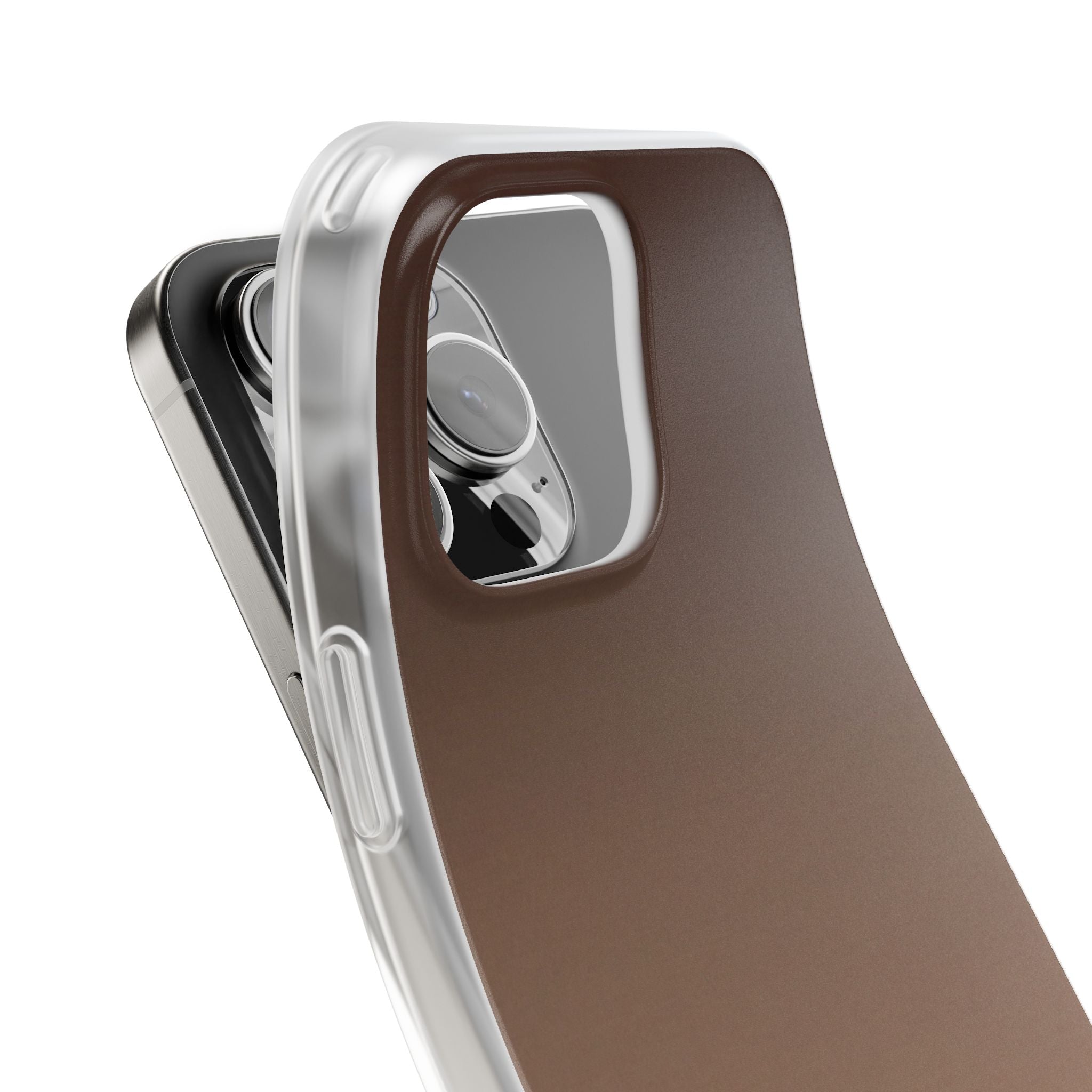 Brown Lite Phone Case for iPhone - Smoked Caramel Fade