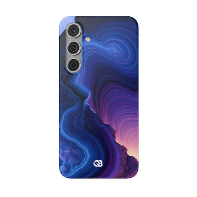 Radiant Strata · Lite Phone Case for Samsung · Blue