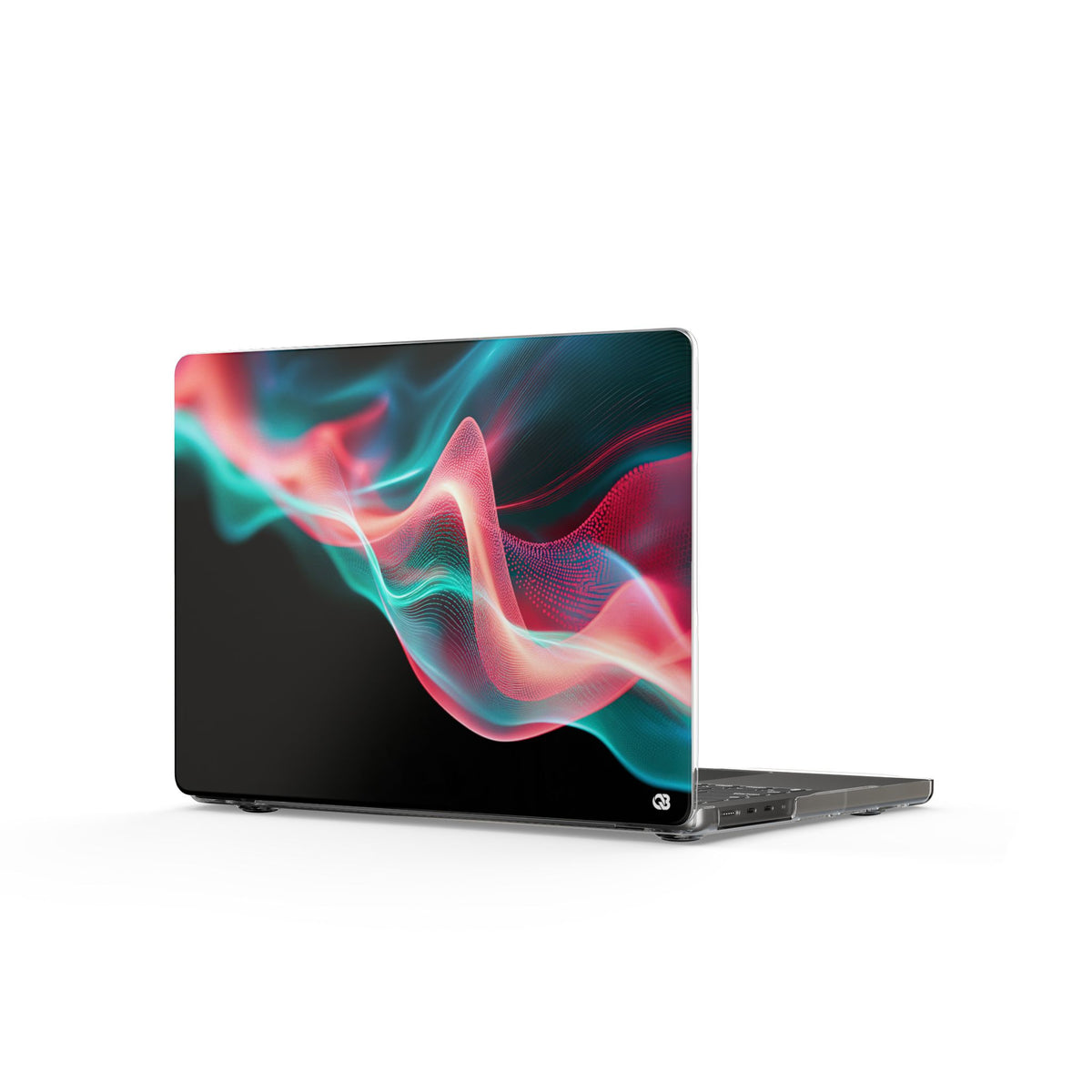 Digital Frequency · Clear Hard Case for MacBook · Black