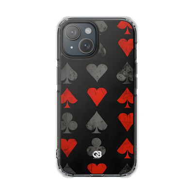 Crimson Ash Suits · Impact Hoesje voor iPhone · Magsafe
