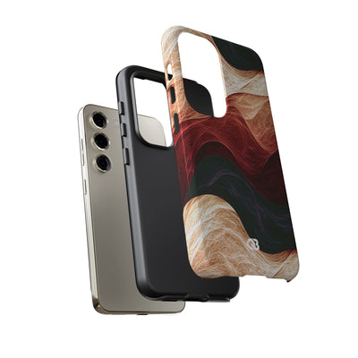 Ember Wave Dispersion · Tough Phone Case for Samsung · Red