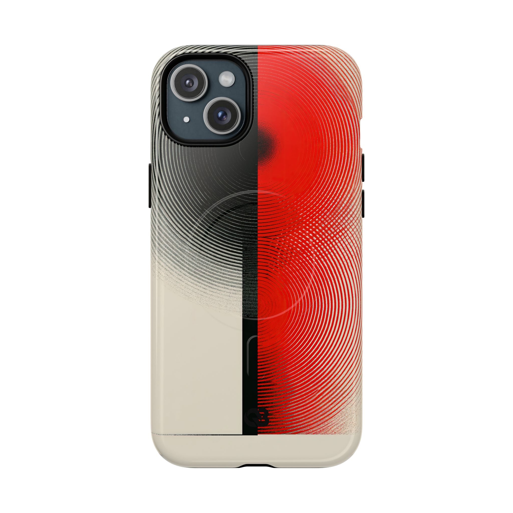 Red Tough 2.0 Magsafe Phone Case for iPhone - Split Signal Red