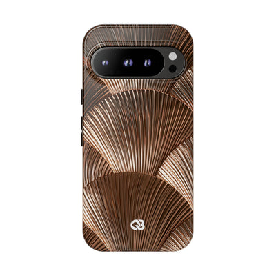 Rose Gilded Fan · Tough Phone Case for Pixel ·  Gold