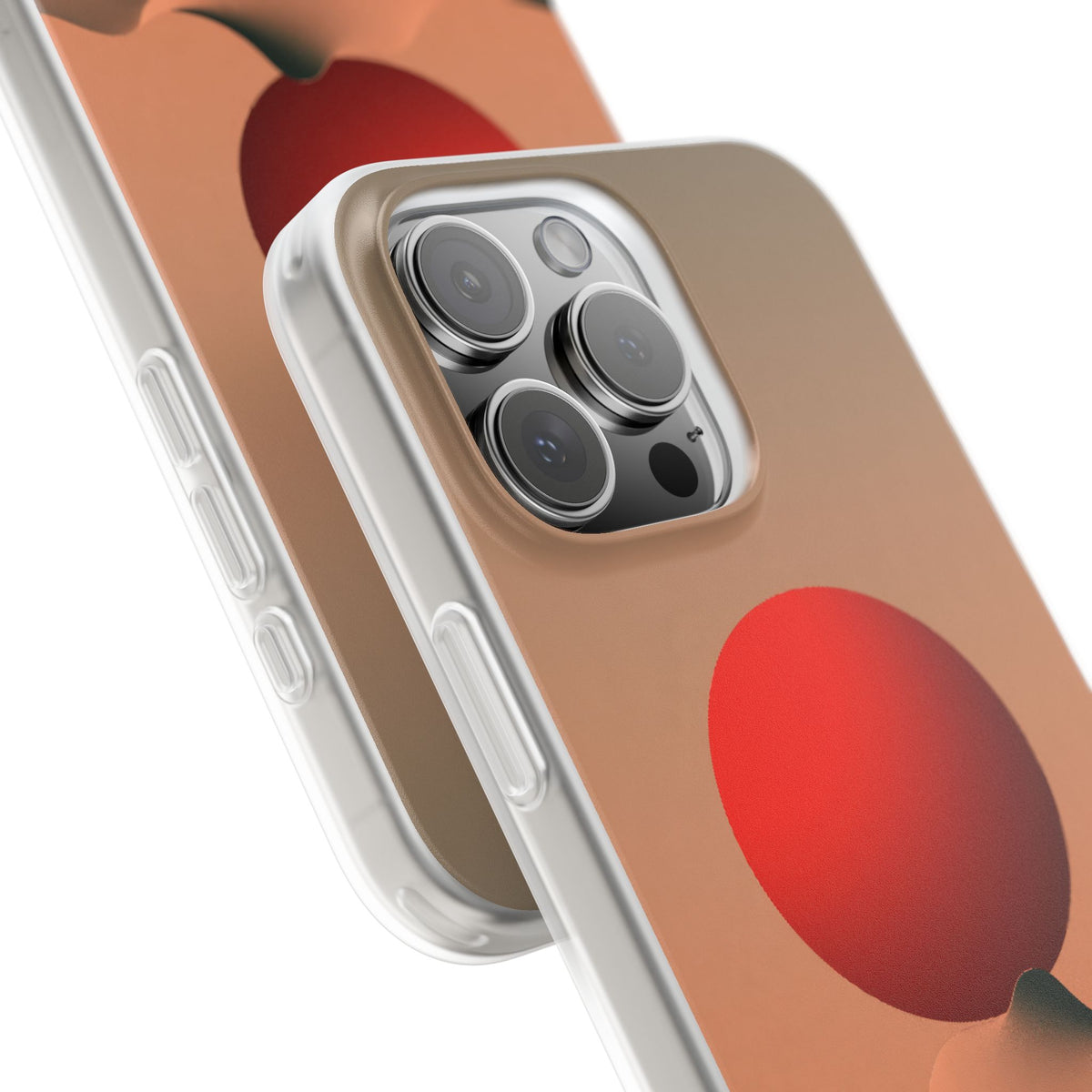 Crimson Sol Ridge · Lite Phone Case for iPhone ·  Red