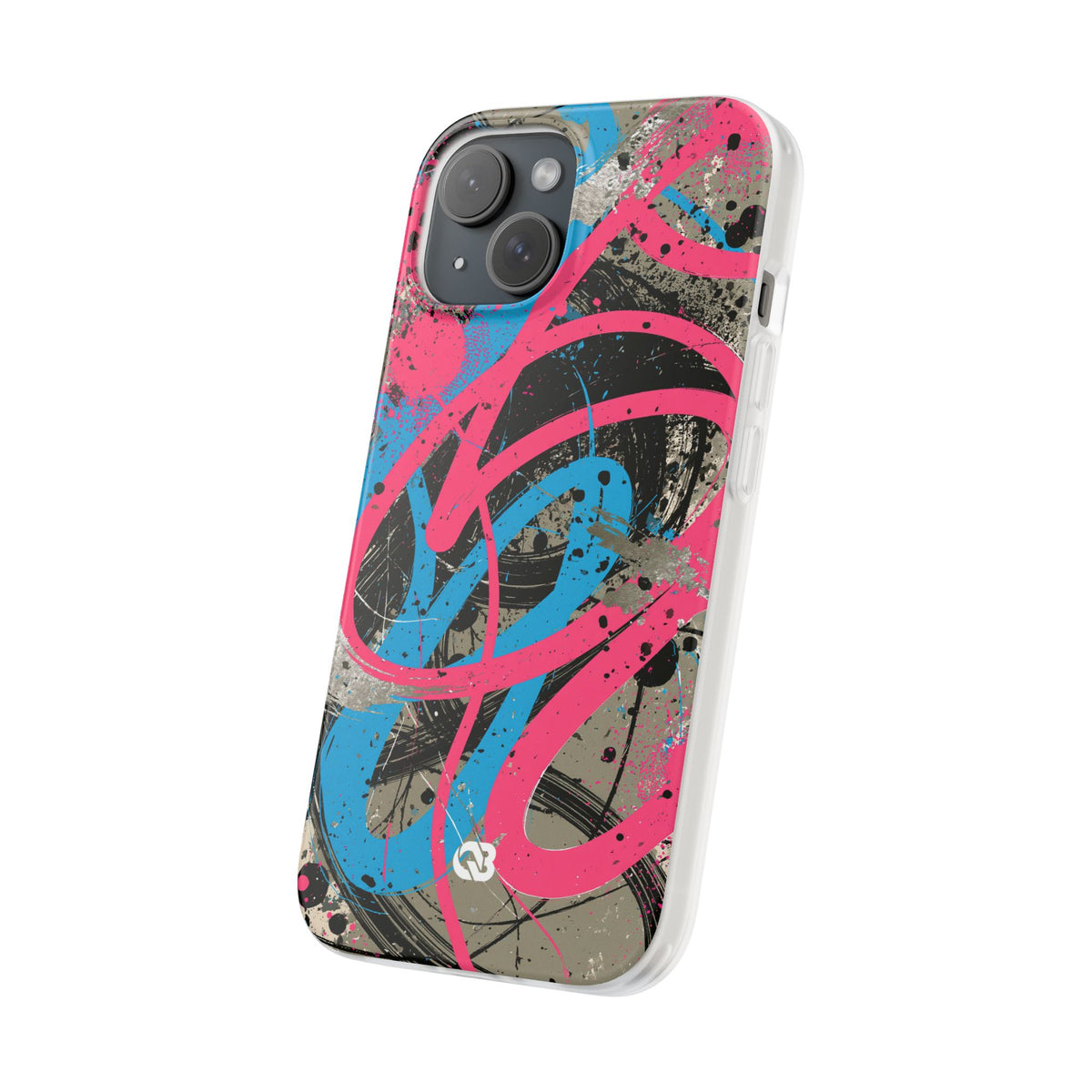 Cyber Splatter Flow · Lite Phone Case for iPhone ·  Pink