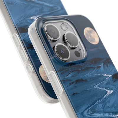 Arctic Moon Drift · Lite Phone Case for iPhone ·  Blue