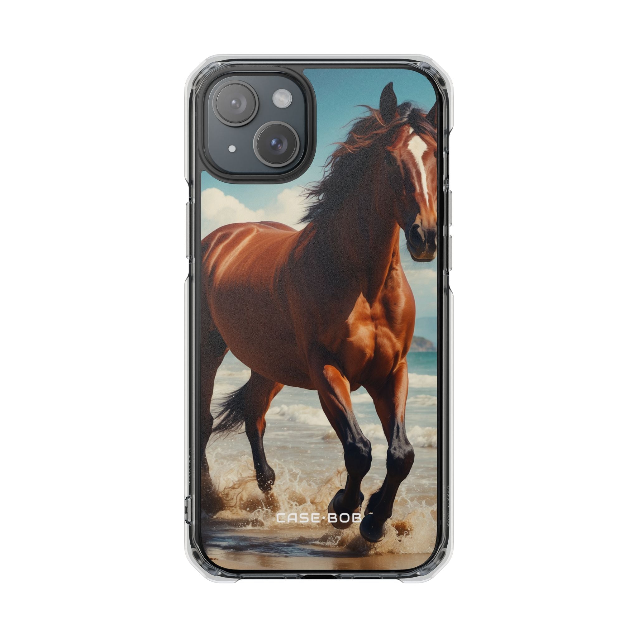 Vurige Paard iPhone 15 Plus Hoesje - Impact