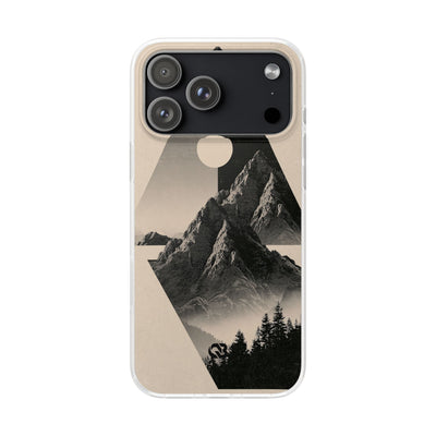 Beige Lite Phone Case for iPhone - Obsidian Summit Parchment