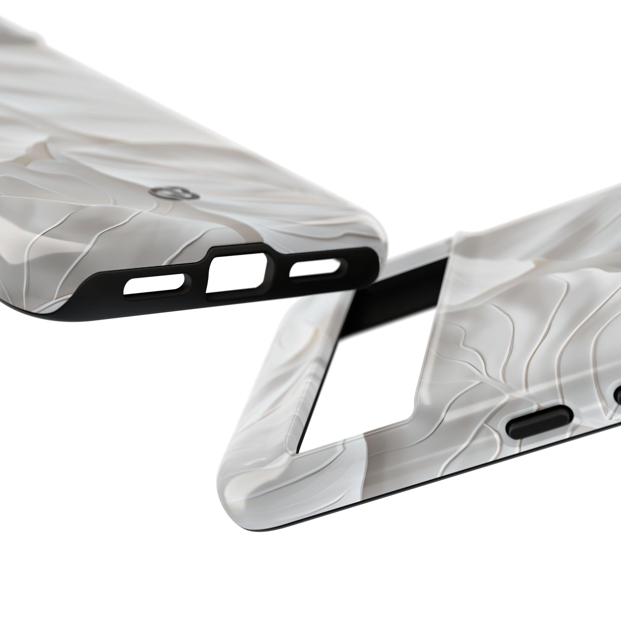 Sculpted Ivory Leaves · Tough Phone Case for Google Pixel