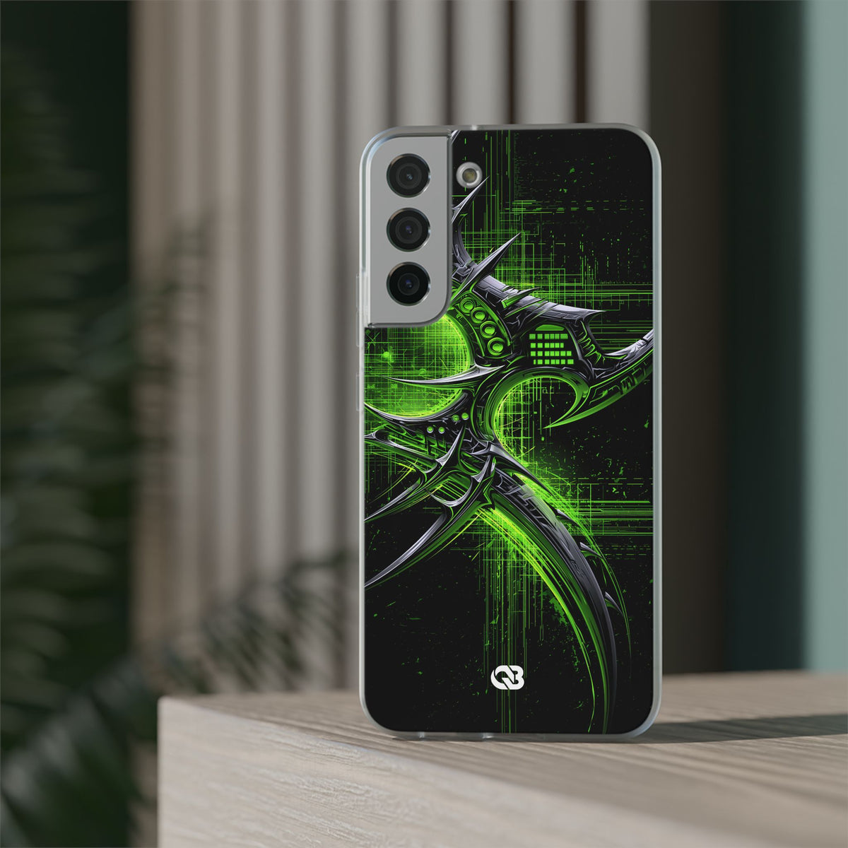 Cyber Sigil Grid · Lite Phone Case for Samsung · Green