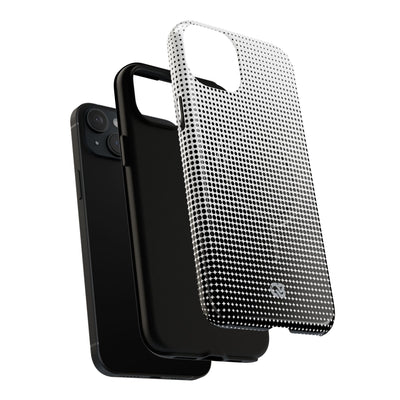 Black Tough 2.0 Magsafe Phone Case for iPhone - Obsidian Halftone Flux