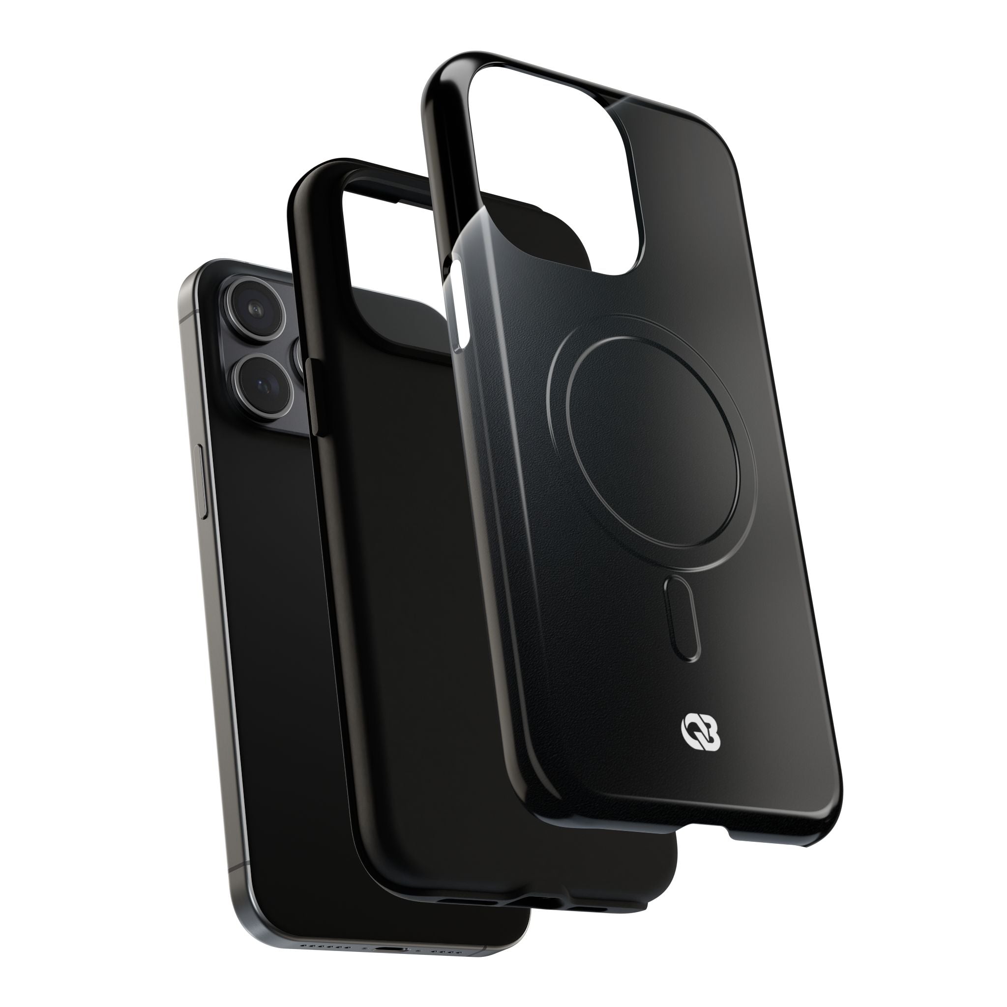 Black Tough 2.0 Magsafe Phone Case for iPhone - Obsidian Lunar Arch