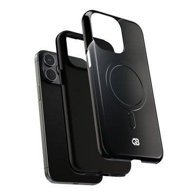 Black Tough 2.0 Magsafe Phone Case for iPhone - Obsidian Lunar Arch