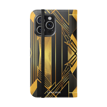 Golden Xcape - iPhone 15 Pro Max Case - Wallet