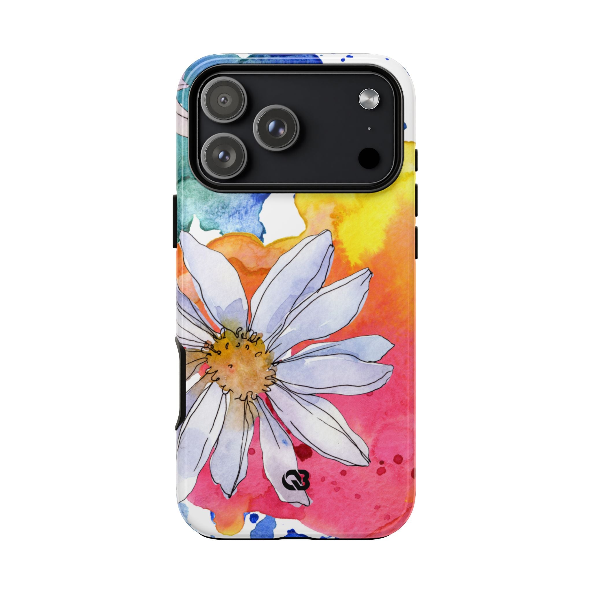 Vivid Bloom Splatter · Tough Handyhülle für iPhone