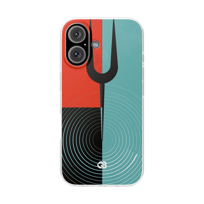 Teal Lite Phone Case for iPhone - Sonic Static Split