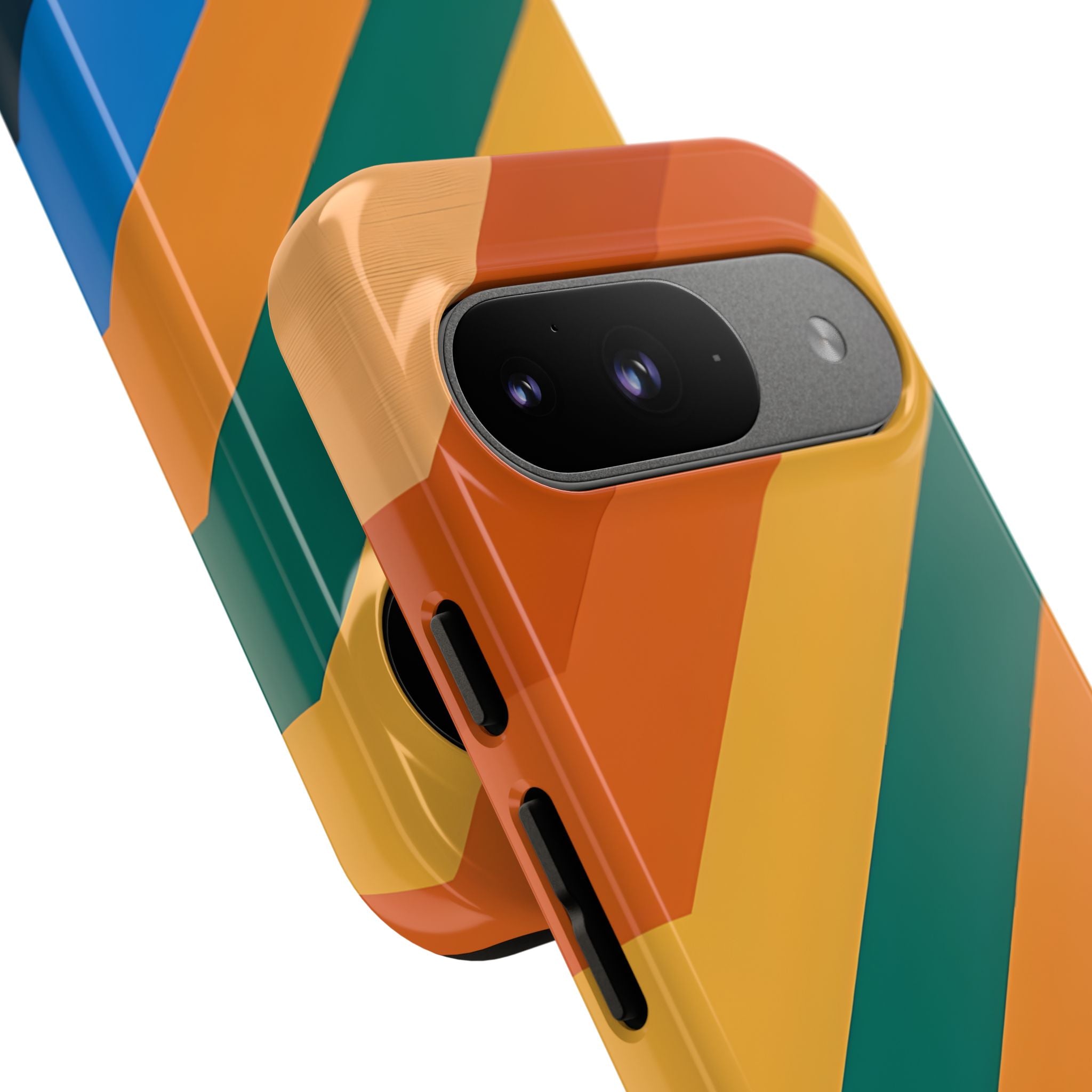 Retro Ridge Lines · Tough Phone Case for Google Pixel