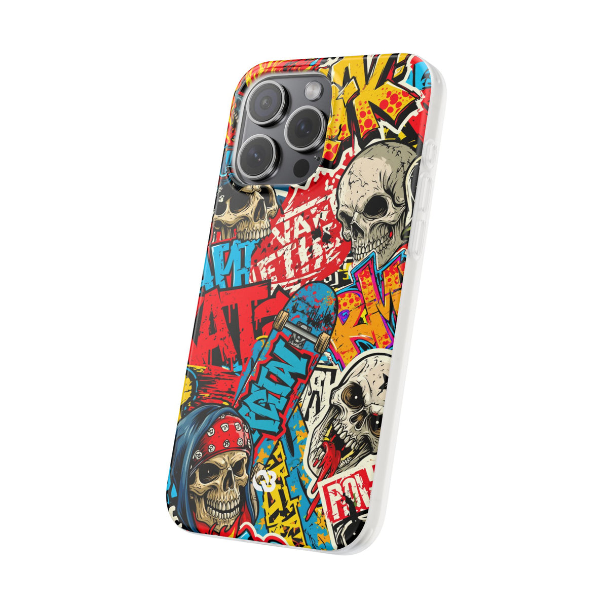 Skate Skull Riot · Lite Phone Case for iPhone ·  Red