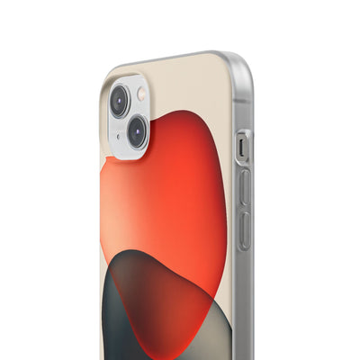 Translucent Crimson Form · Lite Phone Case for iPhone ·  Red