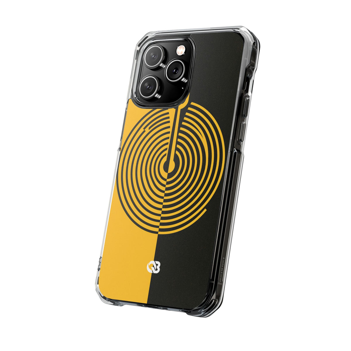 Orbital Resonance · Clear Impact Magnetic Phone Case for iPhone ·  Yellow