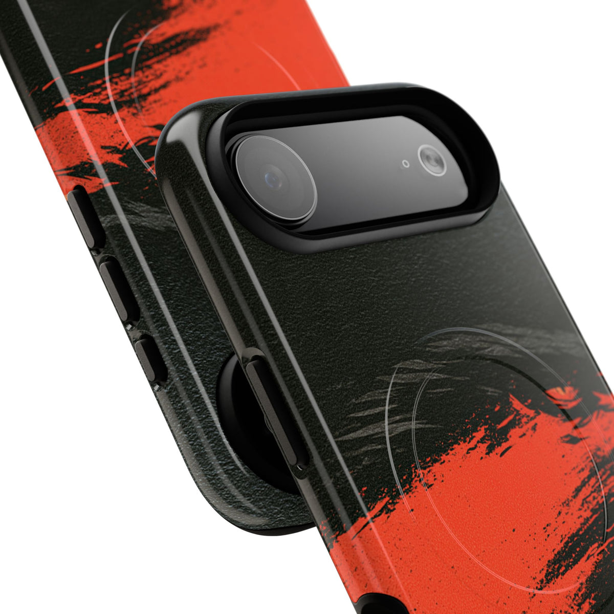 Crimson Raptor Noir · Tough 2.0 Magnetic Phone Case for iPhone · Black