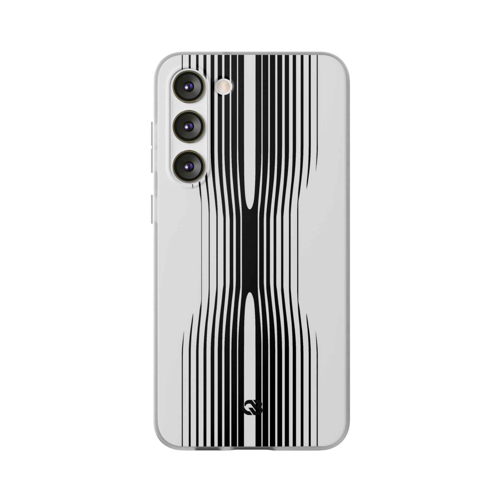 White Lite Phone Case for Samsung - Kinetic Mono Distortion